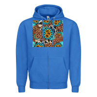 True Royal gemstone sunflower Zipper Hoodie - AdoDesignShop