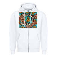 White gemstone sunflower Zipper Hoodie - AdoDesignShop