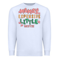 White mamas expensive little bestie Premium Sweatshirt - MaliasSmallBusiness