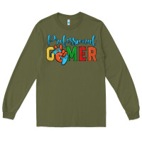 Army Green professional gamer Long Sleeve Tee - JahusDesignShop
