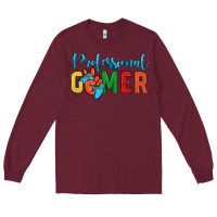 Burgundy professional gamer Long Sleeve Tee - JahusDesignShop