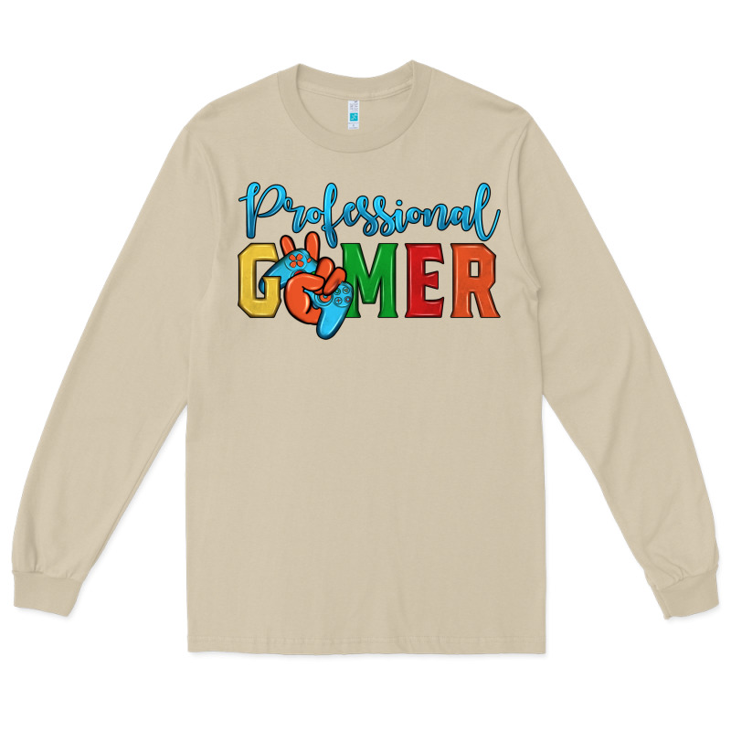 Professional Gamer Long Sleeve Tee by JahusDesignShop | Teevron