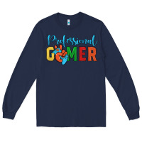 Navy professional gamer Long Sleeve Tee - JahusDesignShop