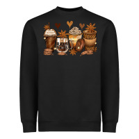 Black melanin afro coffee cups Heavyweight Sweatshirt - Zillion Design Studio