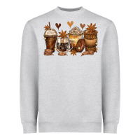 Melanin Afro Coffee Cups Heavyweight Sweatshirt | Teevron