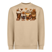 Mushroom melanin afro coffee cups Heavyweight Sweatshirt - Zillion Design Studio