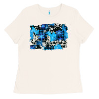 Bone westerb cowhide winter background Ladies Tee - AdoDesignShop