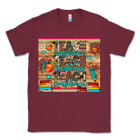 Burgundy teach compassion kindness confidence Classic Tee - JahusDesignShop