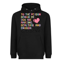 Black to the person behind me Heavyweight Hoodie - MaliasSmallBusiness