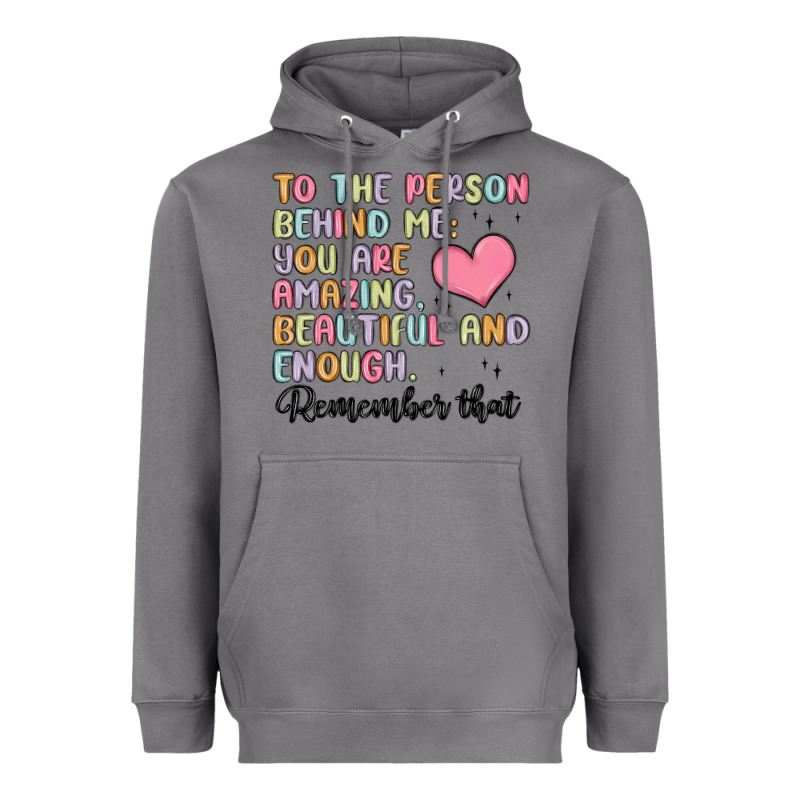 To The Person Behind Me Heavyweight Hoodie by MaliasSmallBusiness | Teevron