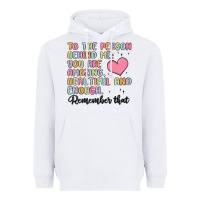 White to the person behind me Heavyweight Hoodie - MaliasSmallBusiness