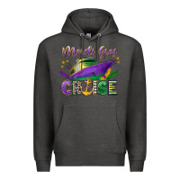 Charcoal Heather mardi gras cruise celebration Premium Hoodie - LillyAllenDesigns