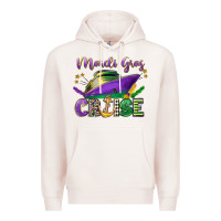 Pale Pink mardi gras cruise celebration Premium Hoodie - LillyAllenDesigns