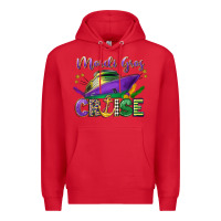 Red mardi gras cruise celebration Premium Hoodie - LillyAllenDesigns