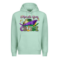 Seafoam mardi gras cruise celebration Premium Hoodie - LillyAllenDesigns