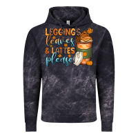 Cloud Black leggins leaves and lattes Vintage Hoodie - Zillion Design Studio