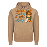 Vintage Coffee leggins leaves and lattes Vintage Hoodie - Zillion Design Studio