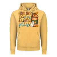 Vintage Mustard leggins leaves and lattes Vintage Hoodie - Zillion Design Studio
