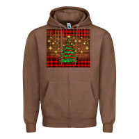 Chestnut Christmas trees Zipper Hoodie - AdoDesignShop
