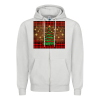 Dove Grey Christmas trees Zipper Hoodie - AdoDesignShop