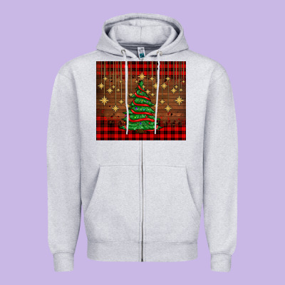 Christmas Trees Zipper Hoodie Designed By Adodesignshop