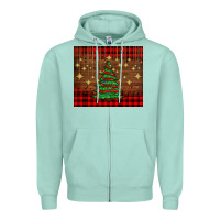 Seafoam Christmas trees Zipper Hoodie - AdoDesignShop