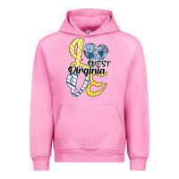 Fuchsia Pink Love West Virginia Urban Hoodie - Bettercallsaul
