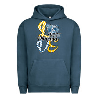 Pigment Midnight Navy Love West Virginia Urban Hoodie - Bettercallsaul