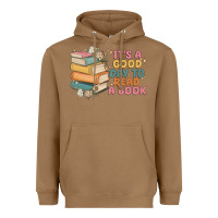 Toasted Coconut it's a good day to read a book Heavyweight Hoodie - MaliasSmallBusiness