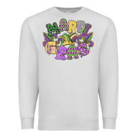 Dove Grey mardi gras Premium Sweatshirt - MaliasSmallBusiness