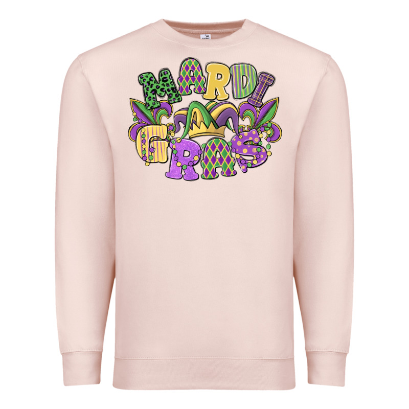 Mardi Gras Premium Sweatshirt by MaliasSmallBusiness | Teevron