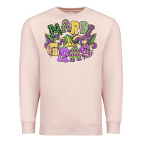 Pale Pink mardi gras Premium Sweatshirt - MaliasSmallBusiness