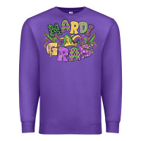 Purple mardi gras Premium Sweatshirt - MaliasSmallBusiness