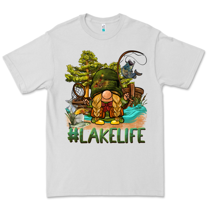 Lake Life Gnome Premium Tee by BarkalooDesign | Teevron