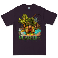 Plum lake life gnome Premium Tee - BarkalooDesign