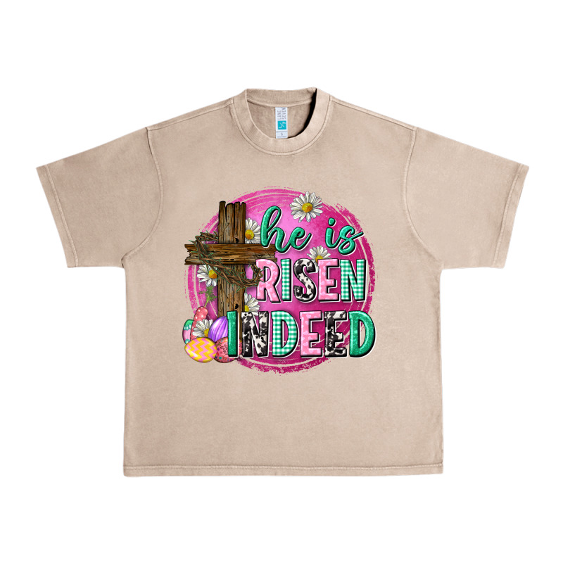 He Is Risen Indeed Easter Urban Heavy Tee by Neo Western | Teevron