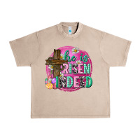 French Oak he is risen indeed easter Urban Heavy Tee - Neo Western