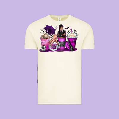 Wednesday Coffee Cups Vintage Tee Designed By Zillion Design Studio
