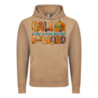 Vintage Coffee fall is my second favorite f word Vintage Hoodie - Zillion Design Studio