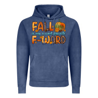 Vintage Denim fall is my second favorite f word Vintage Hoodie - Zillion Design Studio
