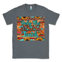 Charcoal Heather only the brave teach Classic Tee - JahusDesignShop