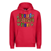 Cardinal proud autism mom design Premium Hoodie - LillyAllenDesigns