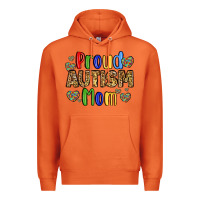Carrot proud autism mom design Premium Hoodie - LillyAllenDesigns