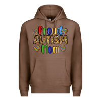 Chestnut proud autism mom design Premium Hoodie - LillyAllenDesigns