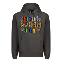 Smoke proud autism mom design Premium Hoodie - LillyAllenDesigns