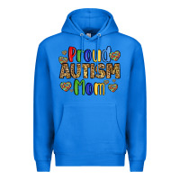 True Royal proud autism mom design Premium Hoodie - LillyAllenDesigns