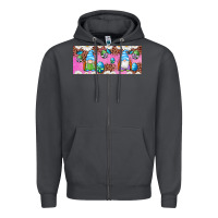 Smoke Western Easter Day Gnomes With Eggs Zipper Hoodie - Artiststas
