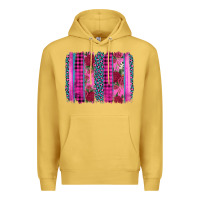 Antique Gold valentine's day floral leopard brushstroke Premium Hoodie - AdoDesignShop