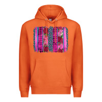 Carrot valentine's day floral leopard brushstroke Premium Hoodie - AdoDesignShop