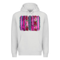 Dove Grey valentine's day floral leopard brushstroke Premium Hoodie - AdoDesignShop